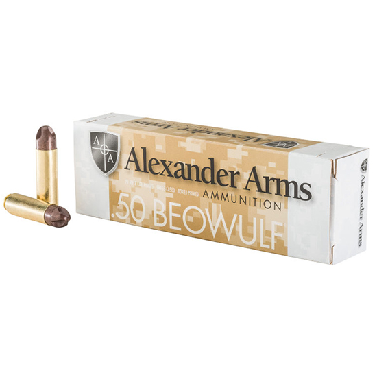 ALEX AMMO 50BEO 200GR ARX POLYCASE 20/10 - Ammunition